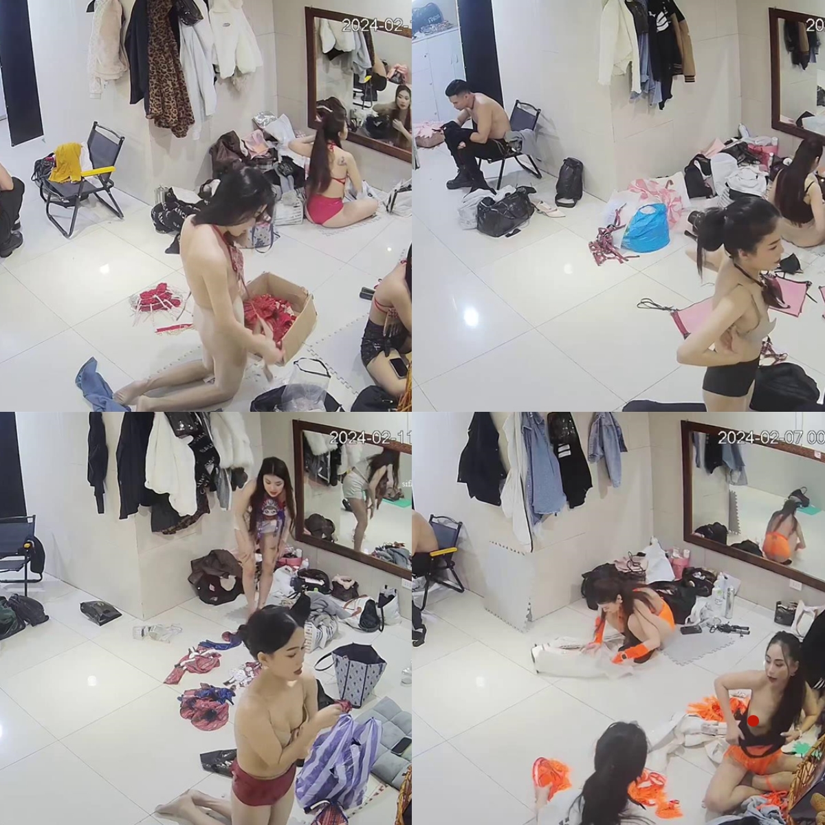 ❤️❤️❤️明星顏值氣質學院派美女穿著各式情趣內衣和男友自拍性愛視頻