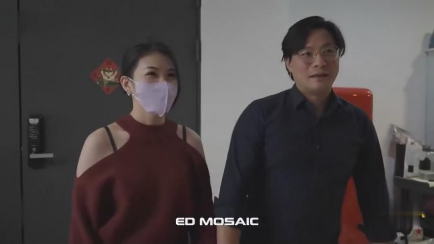 ❤️❤️❤️【臺灣】重金購買Edmosaic❤️颜值不错的白领姐姐被绿帽男友带到圣地解锁6P初体验开始还害羞戴口罩