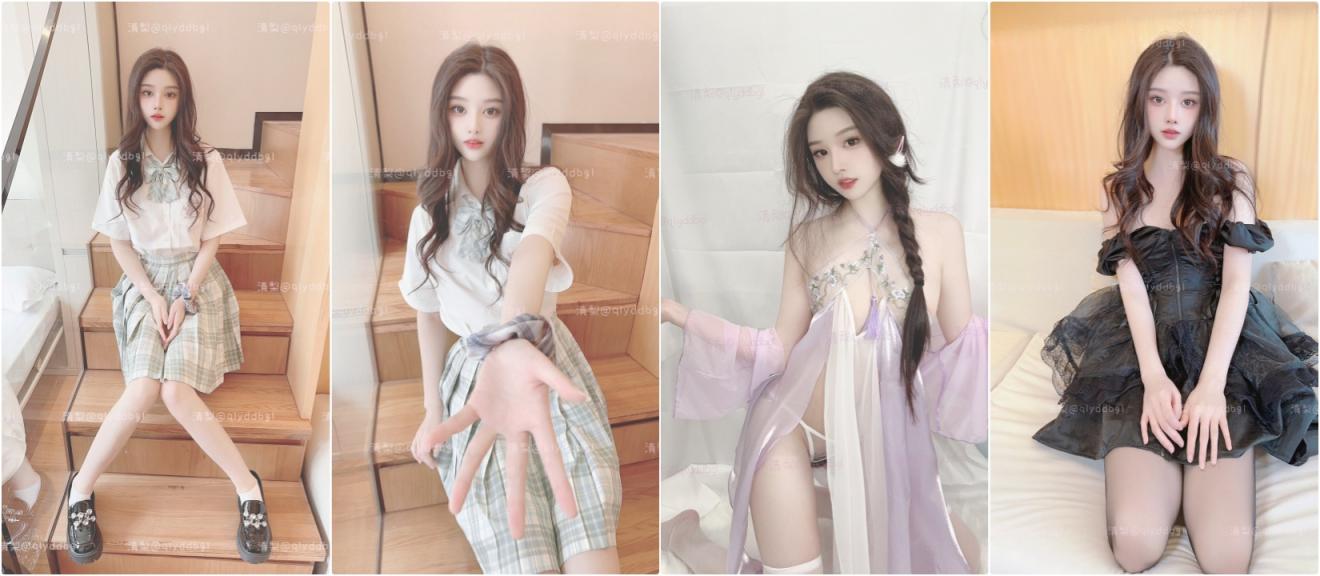 ❤️❤️❤️大波御姐FansOne極品網紅,崩壞的英文老師【Nina倪娜】三種不同的性感服裝,激情造愛,中出內射